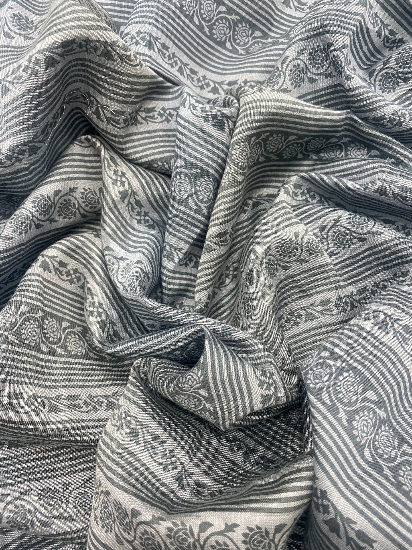 Pure Chanderi Silk With Print (Colours Available)