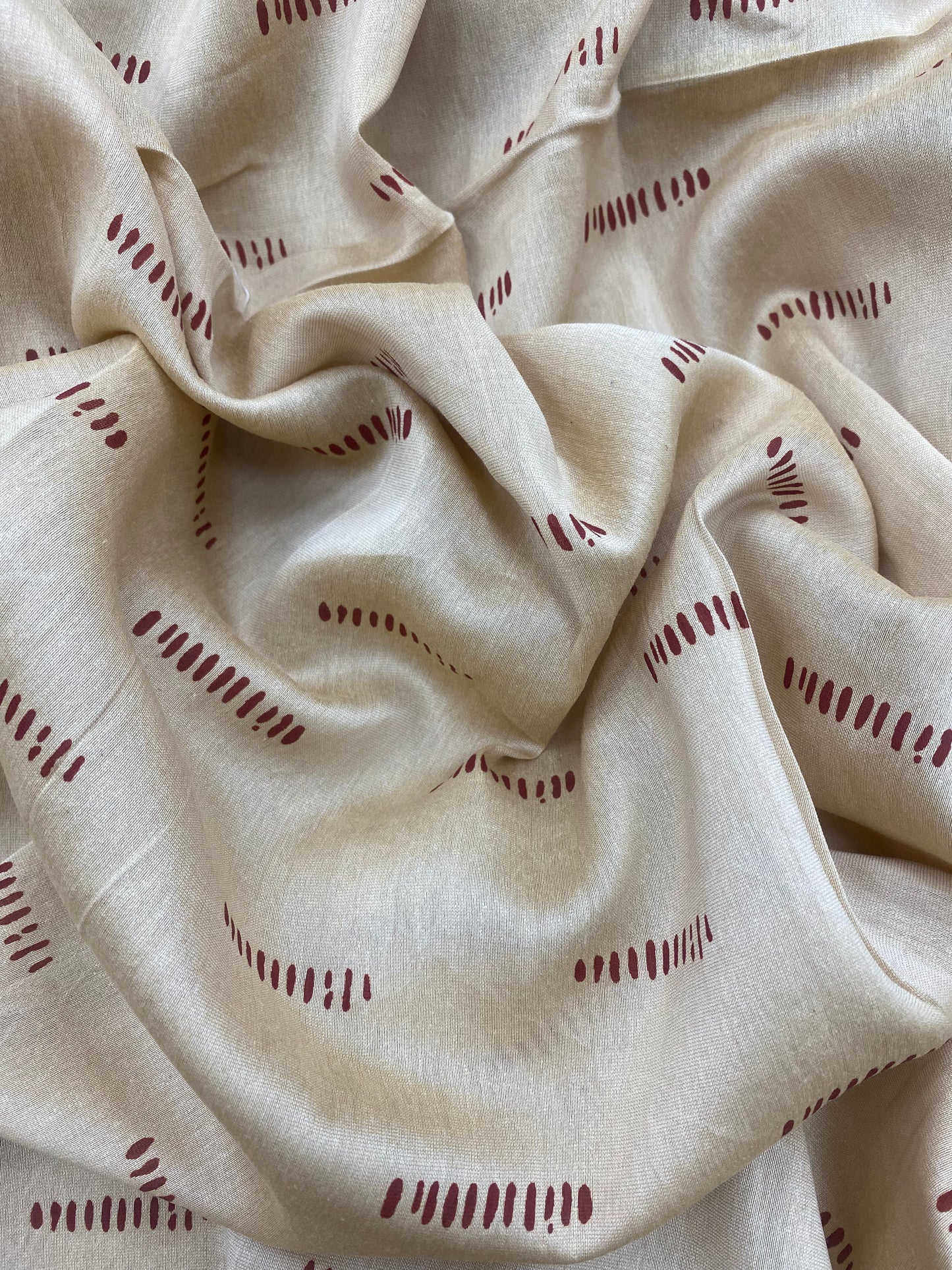 Pure Chanderi Silk With Print (Colours Available)