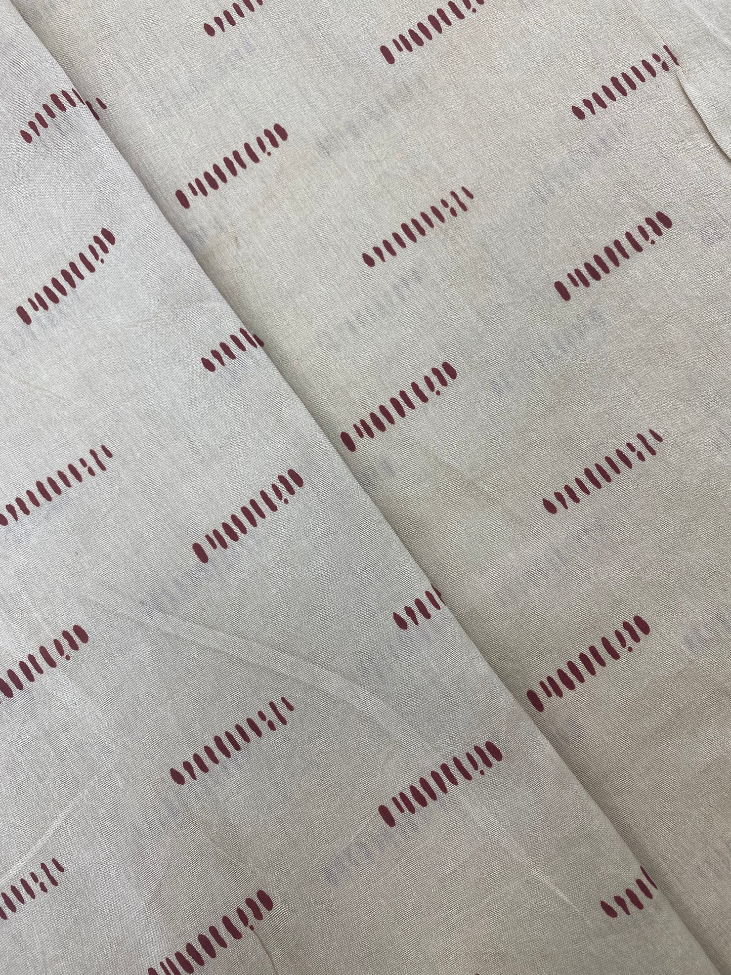 Pure Chanderi Silk With Print (Colours Available)