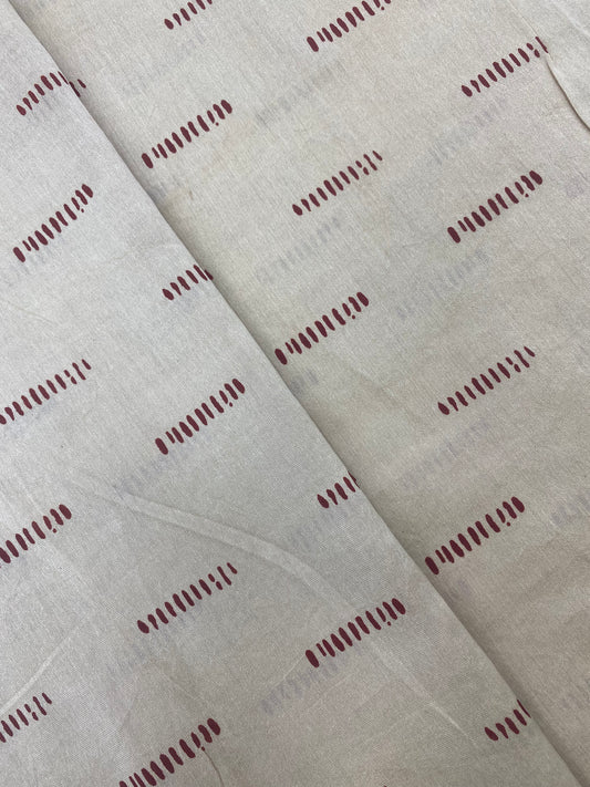 Pure Chanderi Silk With Print (Colours Available)