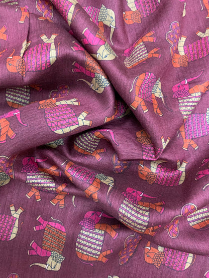 Pure Munga Silk Print