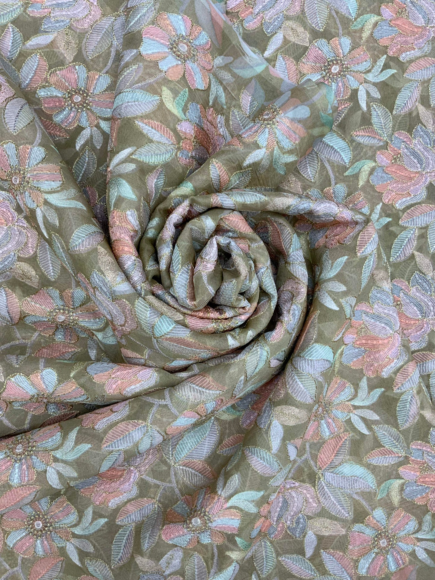 Silk Organza Embroidery