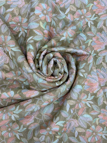 Silk Organza Embroidery